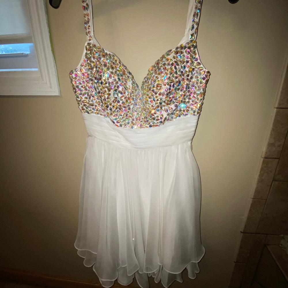Short La Femme Dress (Wedding, Prom, Homecoming)